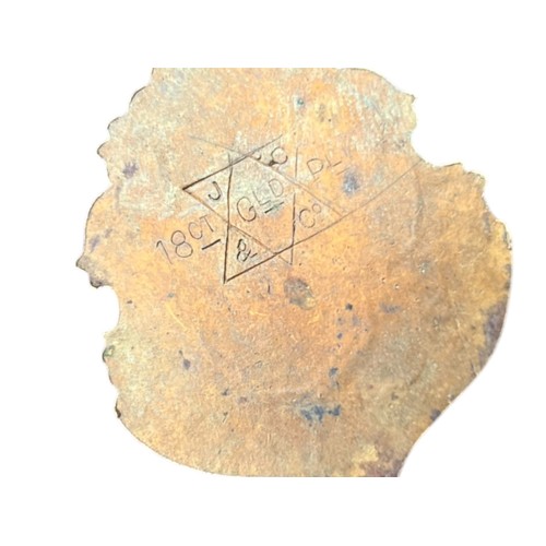 280 - A GOLD PLATED MEDAL