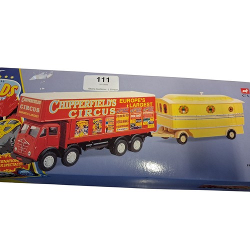111 - A BOXED CORGI CHIPPERFIELDS LORRY AND TRAILER