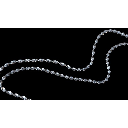 262A - FANCY LINK SILVER CHAIN