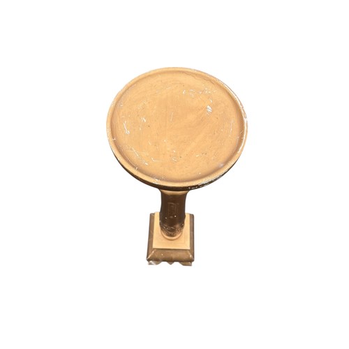 66 - A GILT WOODEN PEDESTAL 49