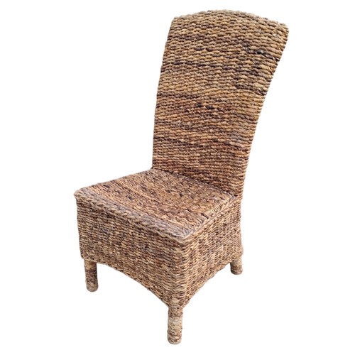 69 - A WICKER SIDE CHAIR