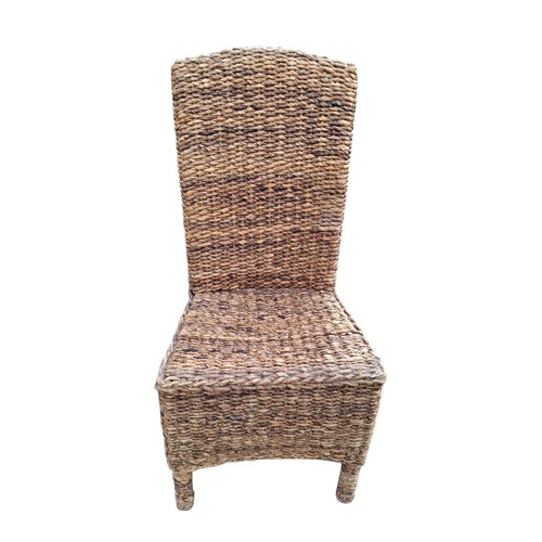 69 - A WICKER SIDE CHAIR