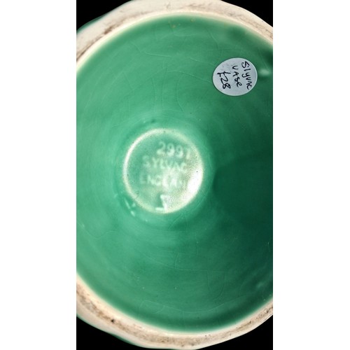74 - A LARGE SHAPED SYLVAC VASE 10.5