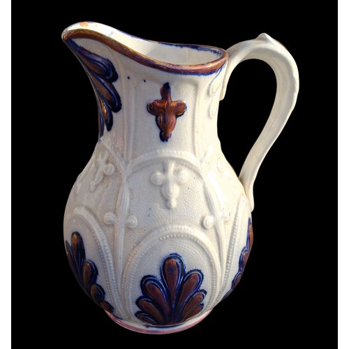 75 - A VICTORIAN HAND PAINTED JUG 9