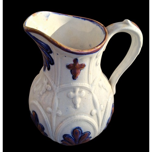 75 - A VICTORIAN HAND PAINTED JUG 9