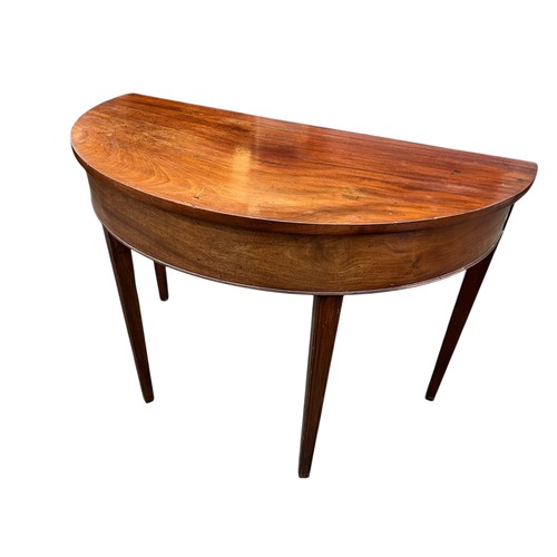 80 - A GEORGIAN D END TABLE