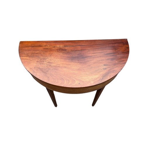 80 - A GEORGIAN D END TABLE