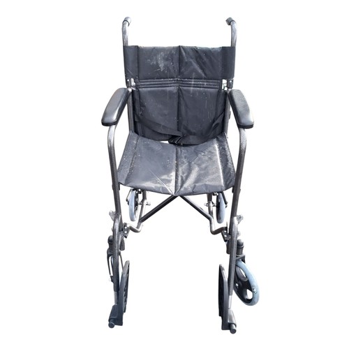 81 - A FOLDING WHEELCHAIR