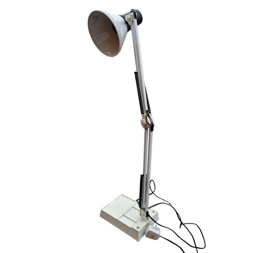 86 - A MID CENTRUY ANGLE POISED LAMP NICELY AGED