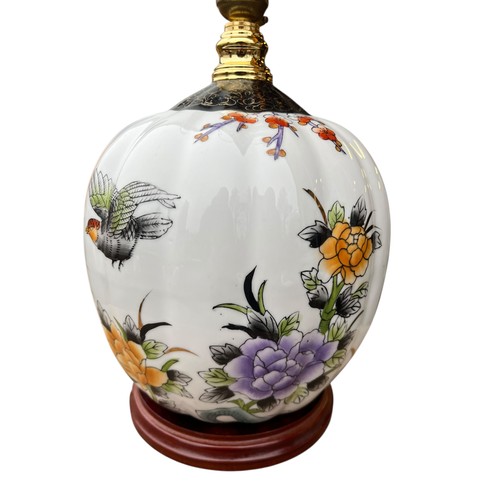 95 - A PORCELAIN TABLE LAMP