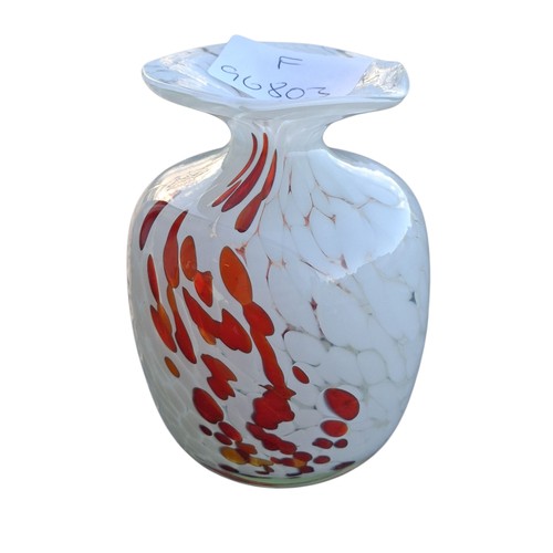 101 - AN ART GLASS VASE