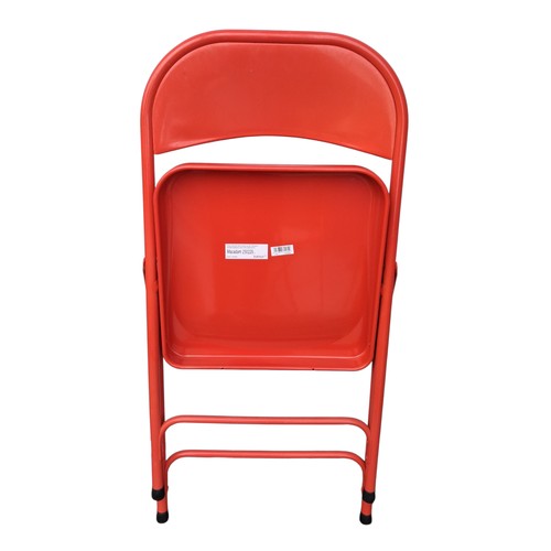 8 - 2 FOLDING METAL CHAIRS