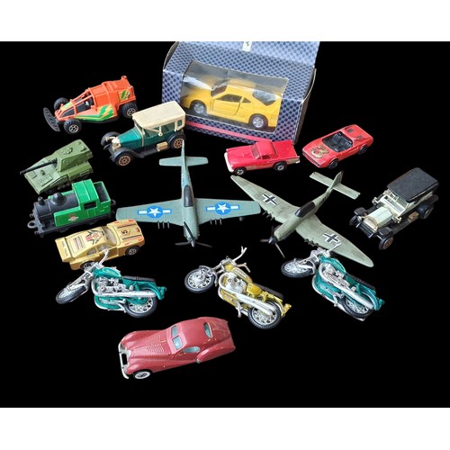 11 - MODEL MOTOR BIKES,CARS AND PLANES