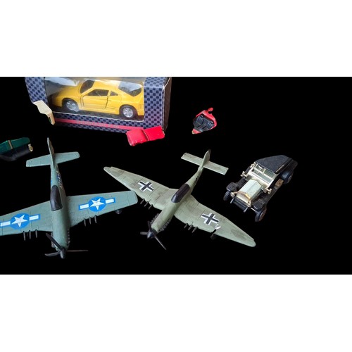 11 - MODEL MOTOR BIKES,CARS AND PLANES