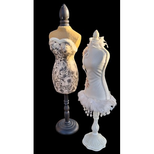 16 - 2 SMALL TABLE MANNEQUINS