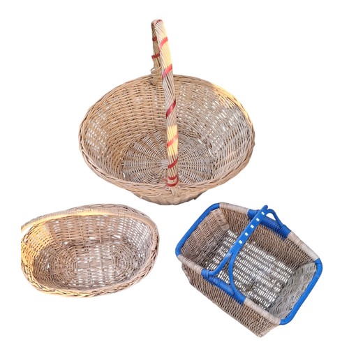 23 - 3 WICKER BASKETS