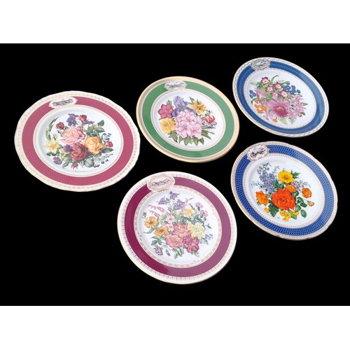 39 - 5 HORTICULTURE SOCIETY FLOWER SHOW PLATES