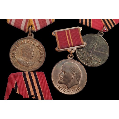 303 - 6 ASSORTED SOVIET UNION MEDALS