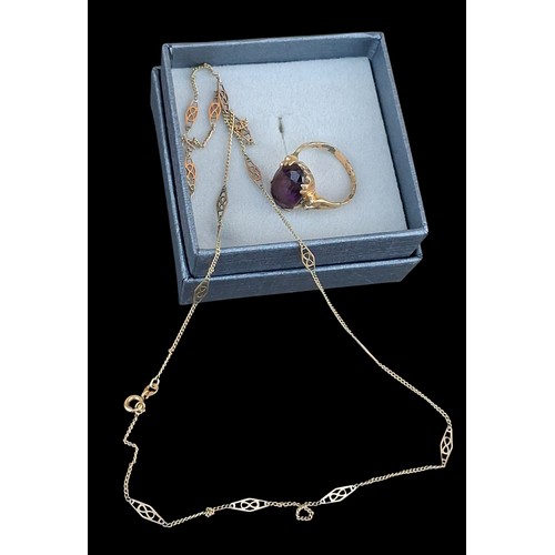 307 - A MIXED LOT OF UNTESTED AND UNMARKED JEWELLERY