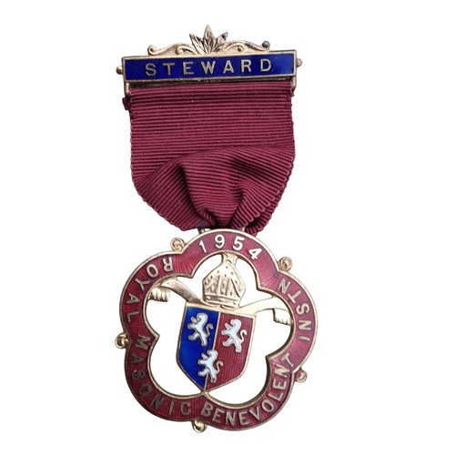 311 - A MASONIC MEDAL DATED 1954