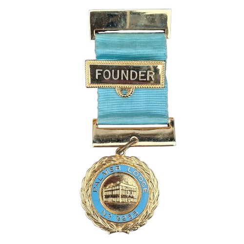 313 - A PALMER LODGE FOUNDER MEDAL FOR THE MASONIC