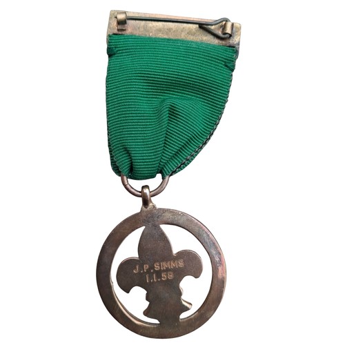 323 - A SCOUTS BRONZE MEDAL