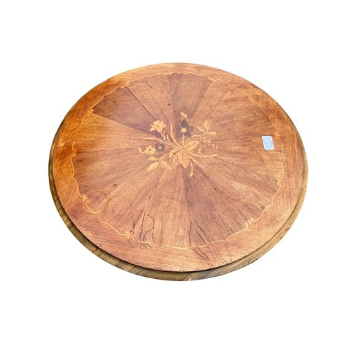 351 - A WONDERFUL INLAID LAMP TABLE WITH OMROLU MOUNTS