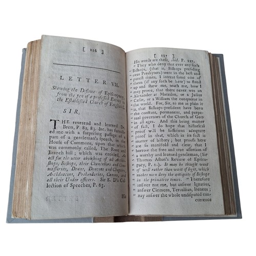 336 - The Priesthood of the Old and New testament by succession, by Robert Calder 1710. Rebound in very go... 