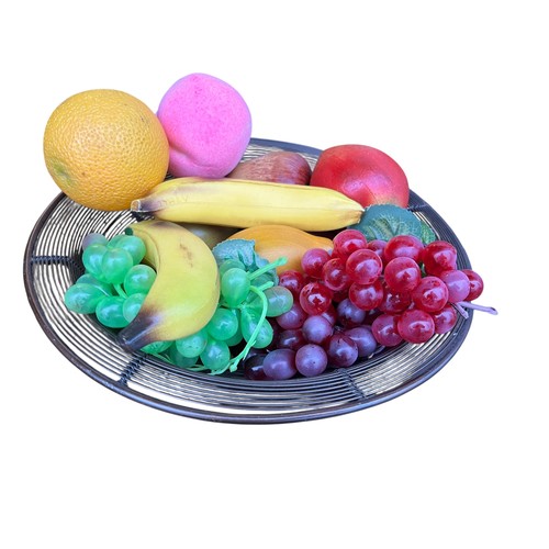 94 - A BOWL OF ARTIFICAL FRUIT