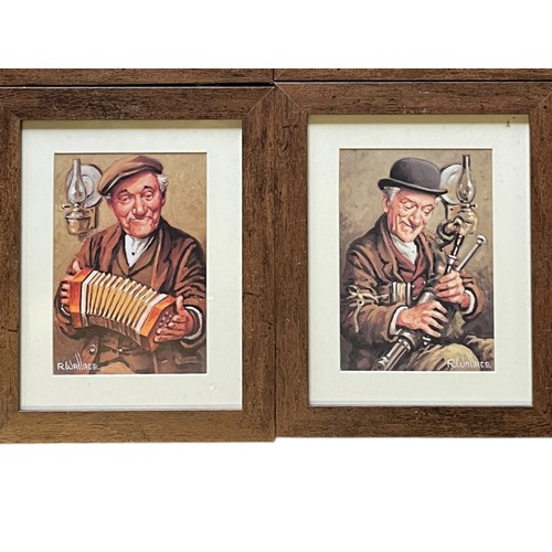 113 - A LOT OF 4 ROY WALLACE PRINTS