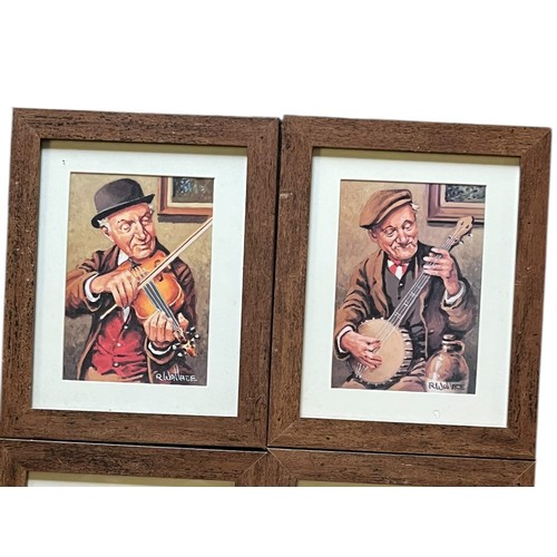 113 - A LOT OF 4 ROY WALLACE PRINTS