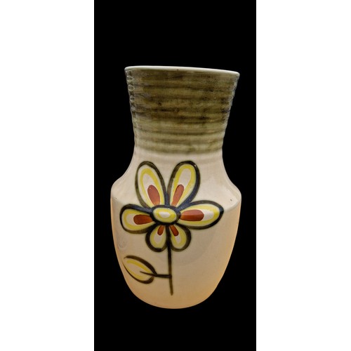 61 - A RADFORDS VASE AND ANOTHER POT WITH LID