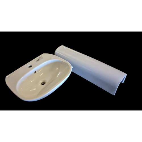 68 - A NEW BASIN AND PEDESTAL