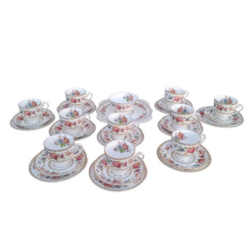 63 - A 32 PIECE GRAFTON TEA SERVICE