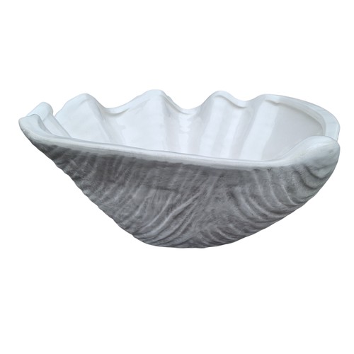 65 - A LARGE NEW SHELL STYLE FRUIT BOWL