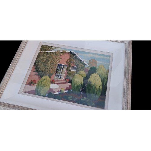 69 - A HILLSBOROUGH GARDEN OIL ON BOARD BY NORMAN SMYTH R.U.A