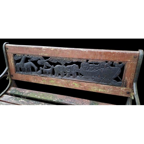 112 - A WONDERFUL CHILDS GARDEN BENCH MEASURES 35