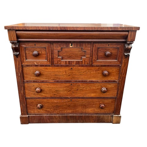 325 - A FANTASTIC VICTORIAN CHEST OF DRAWERS