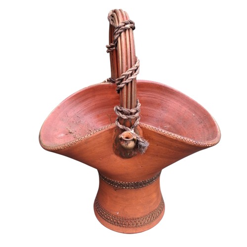 326 - A TERRACOTTA CENTRE PIECE