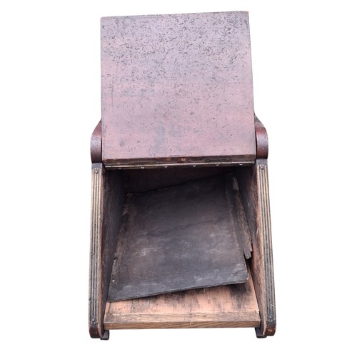 327 - A VICTORIAN COAL PERDONIUM