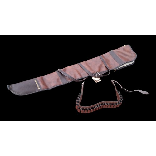 339 - A LEATHER GUN CARRIER IN AS NEW CONDITION