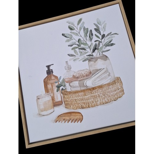 341 - A PAIR NEW STILL LIFE HAND FINISHED CANVAS