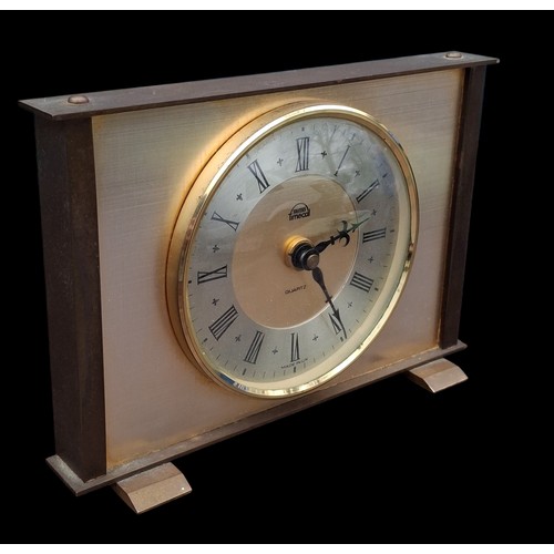 350 - A VINTAGE SMITHS MANTLE CLOCK