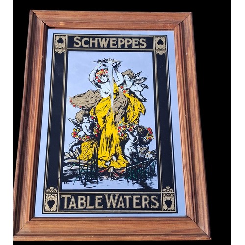 109 - SCHWEPPES ADVERTISING MIRROR