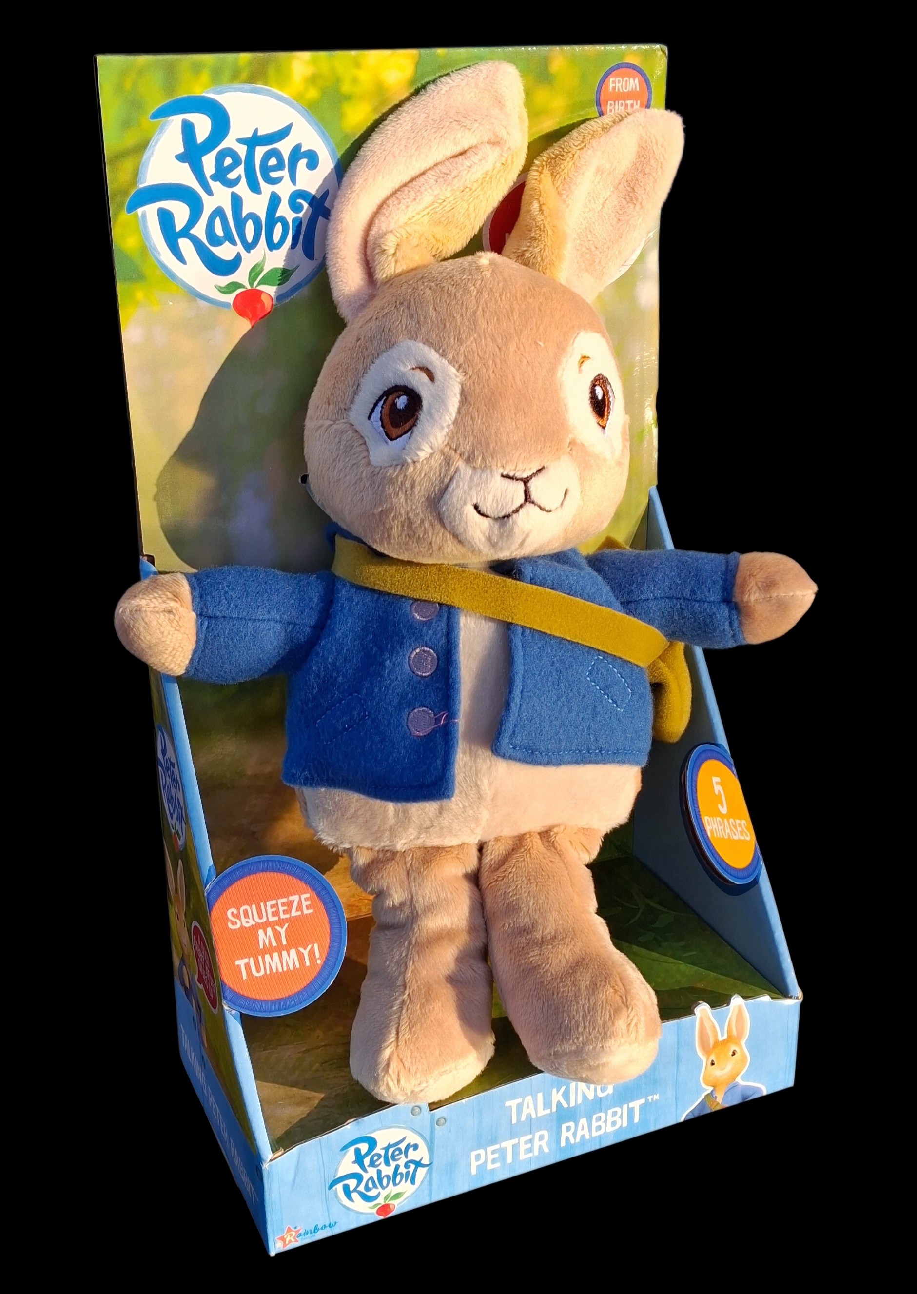 A TALKING PETER RABBIT TOY