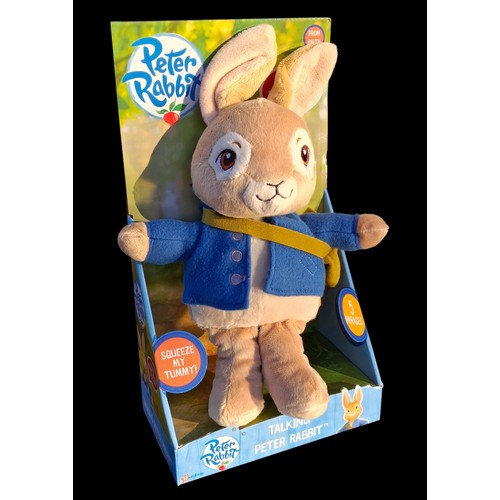 A TALKING PETER RABBIT TOY