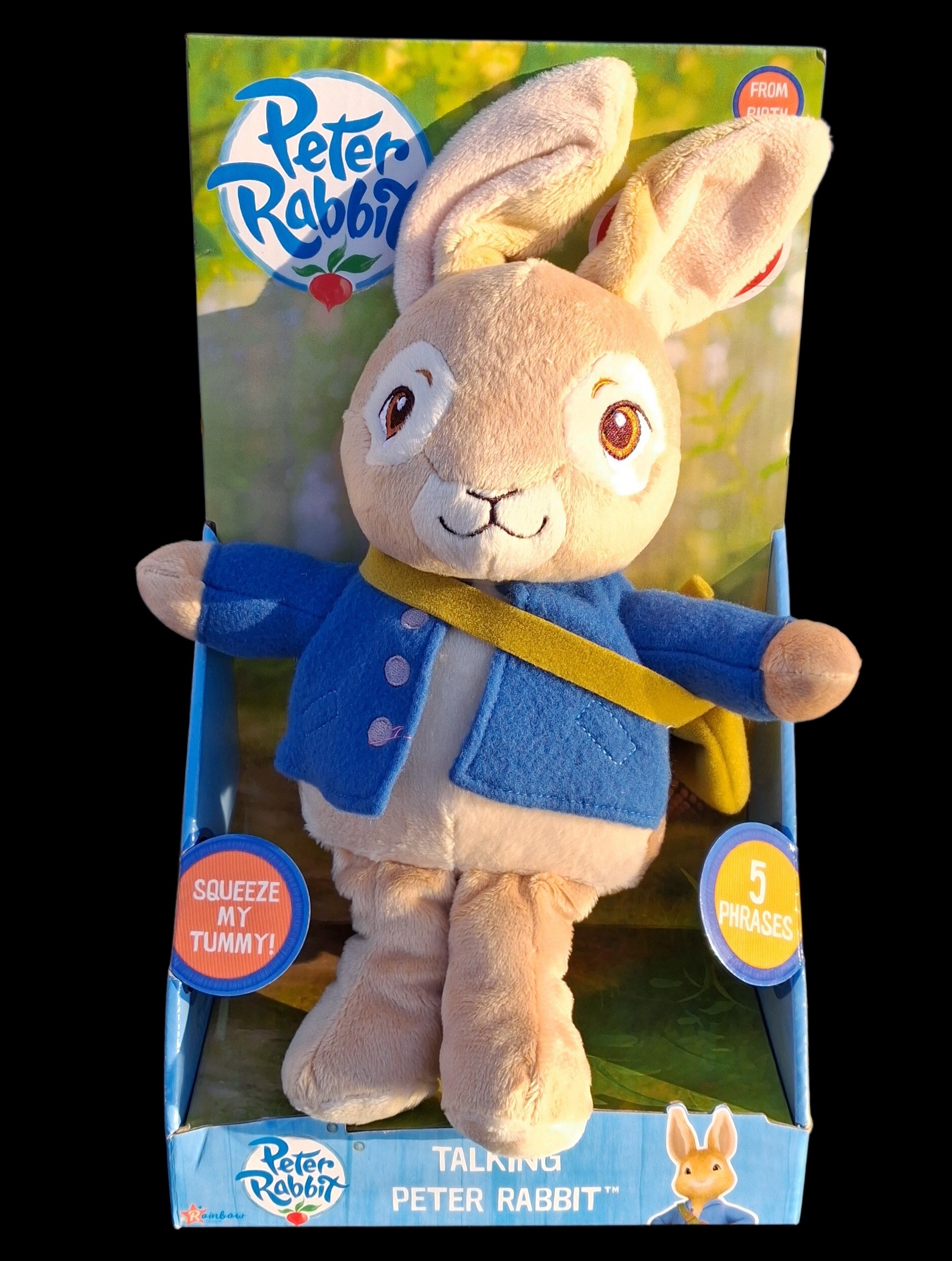 A TALKING PETER RABBIT TOY