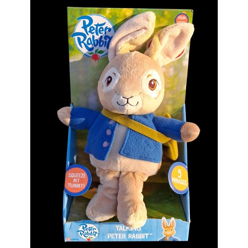 A TALKING PETER RABBIT TOY
