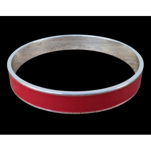 234 - NewBridge Silverware Ireland Silver and Red Enamel Badge (25gr)