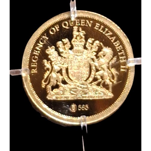 741 - 1977 PORTRAIT GOLD COIN